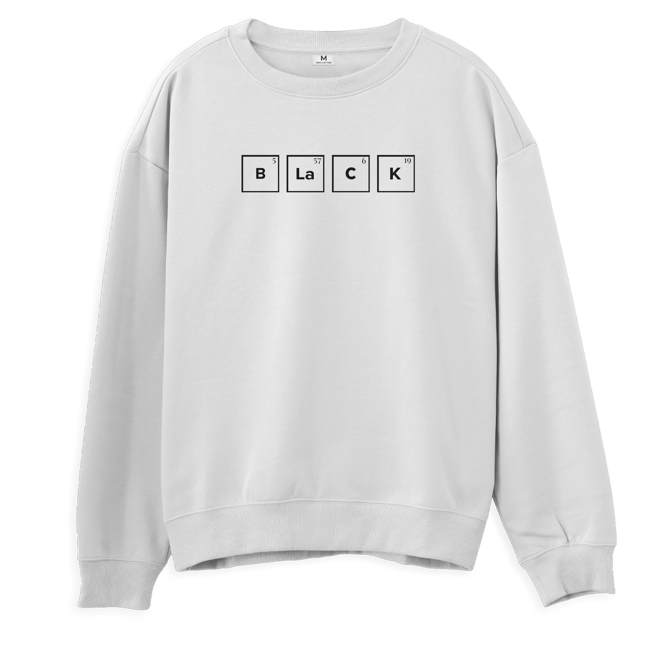 Black  - Regular Sweatshirt