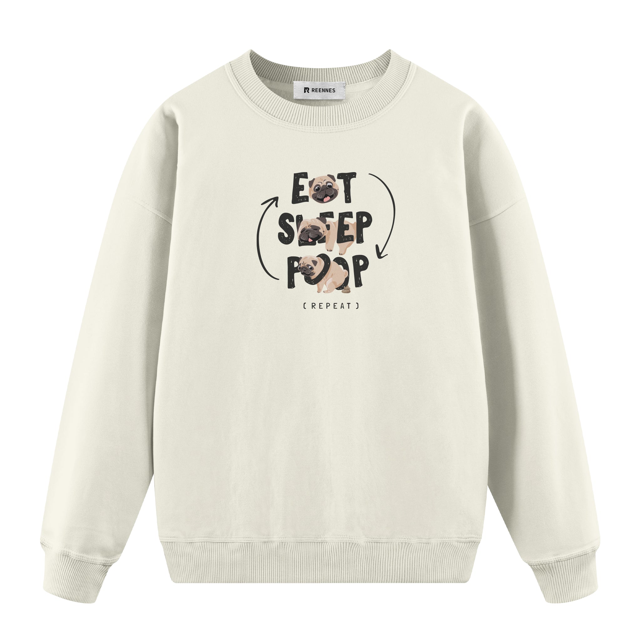 Eat Sleep Poop - Oversize Sweatshirt