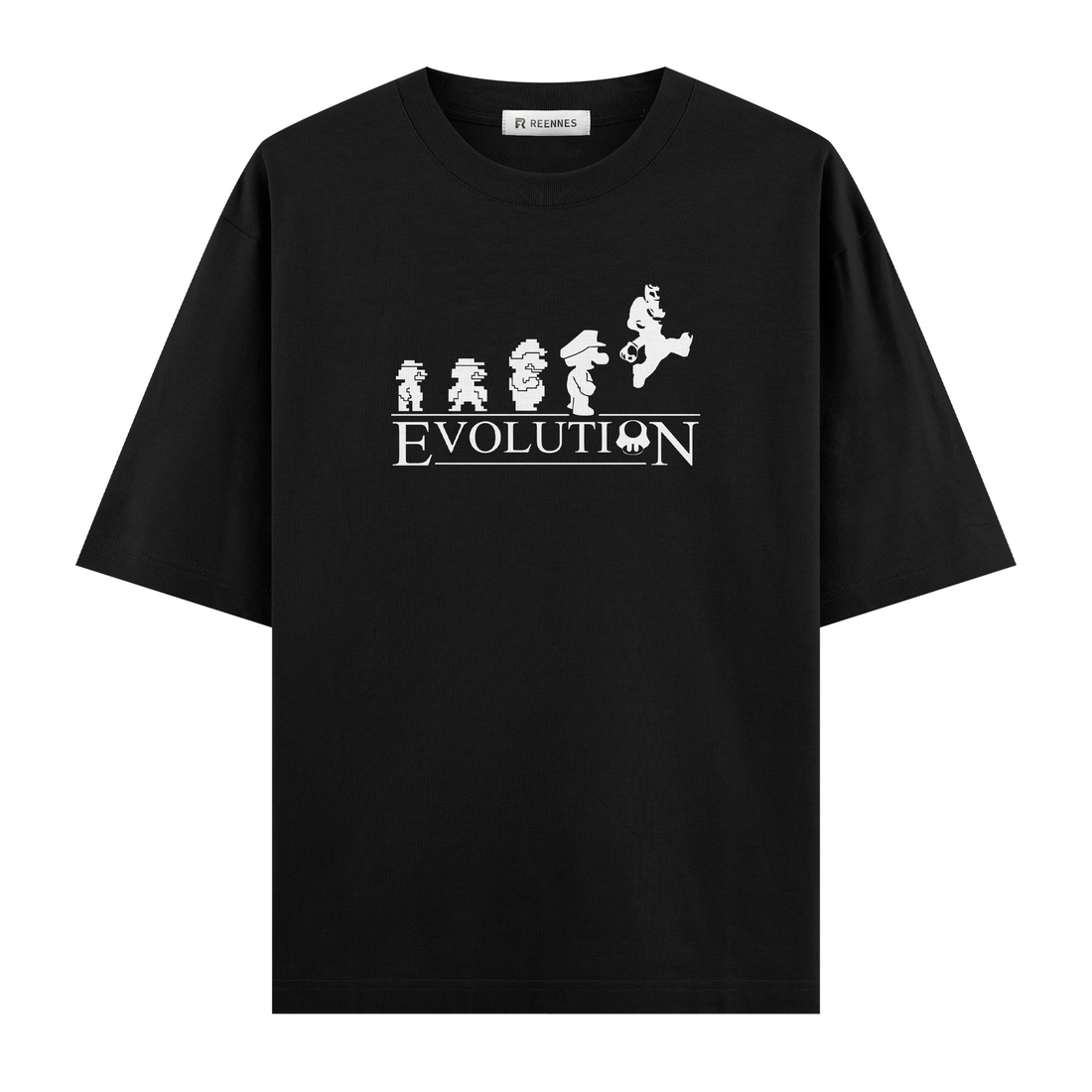 Evolution Mario - Oversize T-shirt