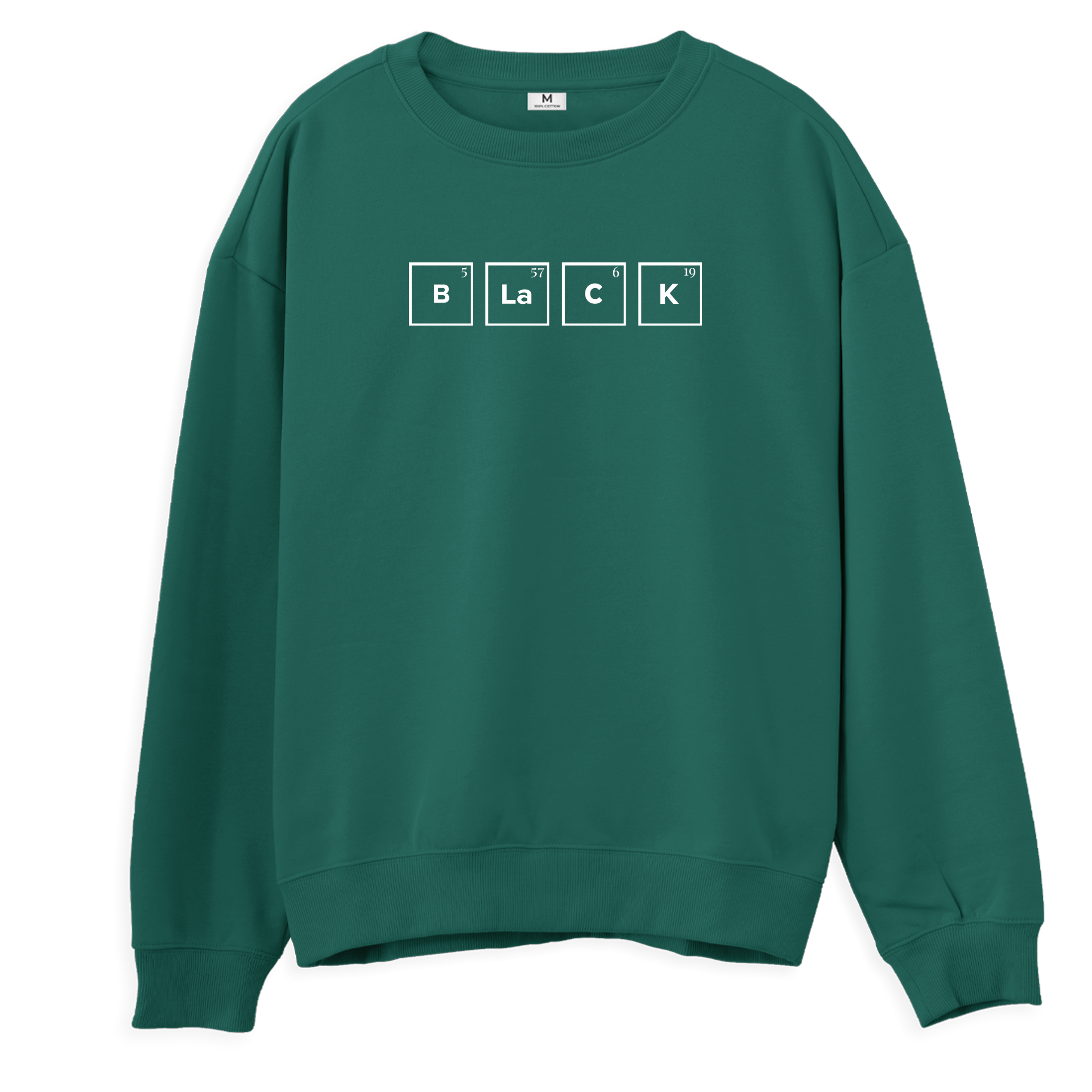 Black  - Regular Sweatshirt